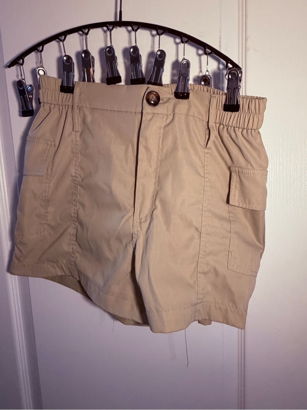 Men's Khaki Cargo Shorts